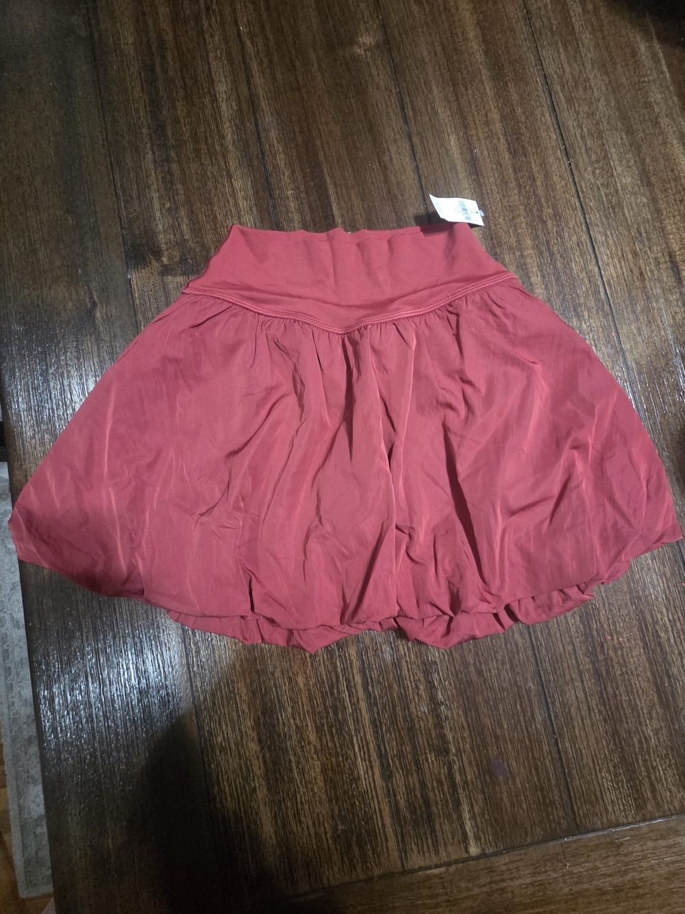 aerie Pink-Red Bubble Skort